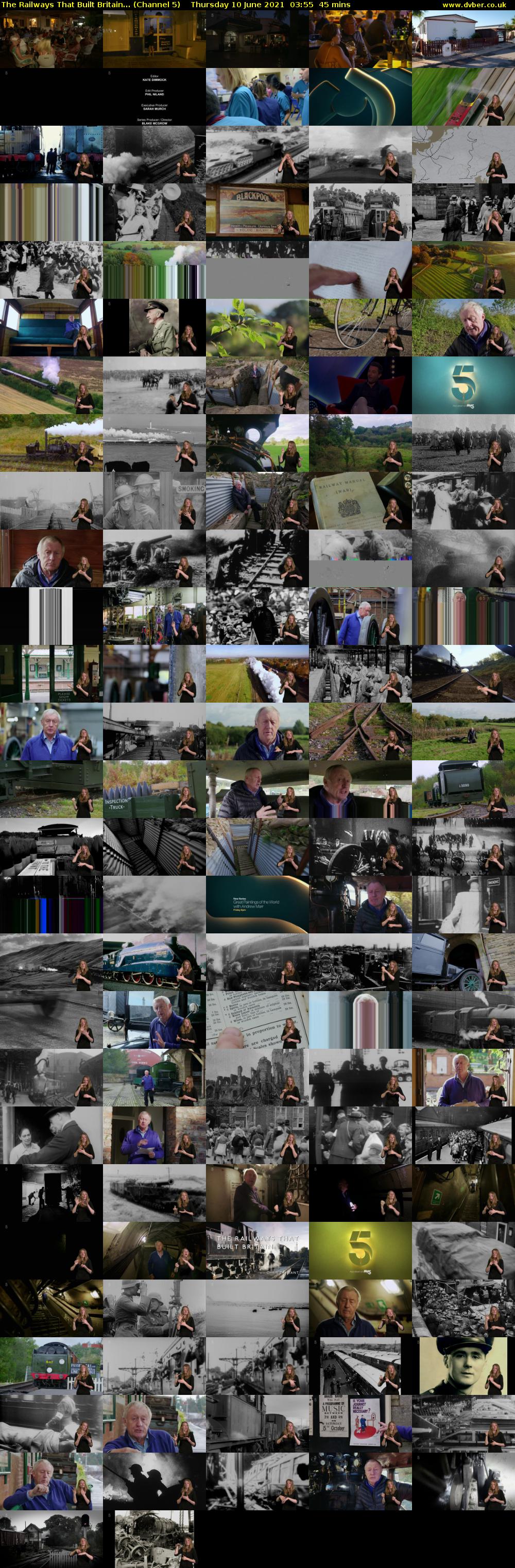 The Railways That Built Britain... (Channel 5) Thursday 10 June 2021 03:55 - 04:40