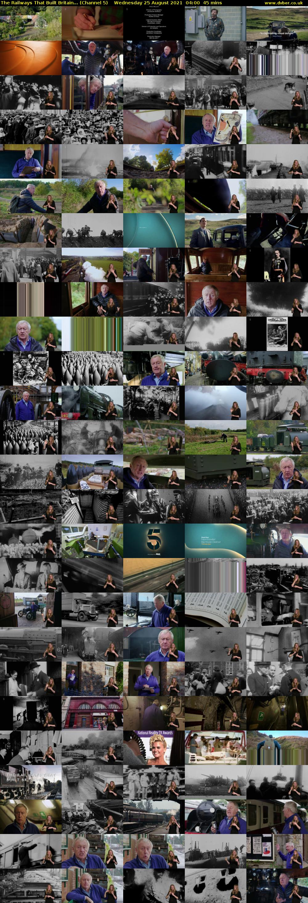The Railways That Built Britain... (Channel 5) Wednesday 25 August 2021 04:00 - 04:45