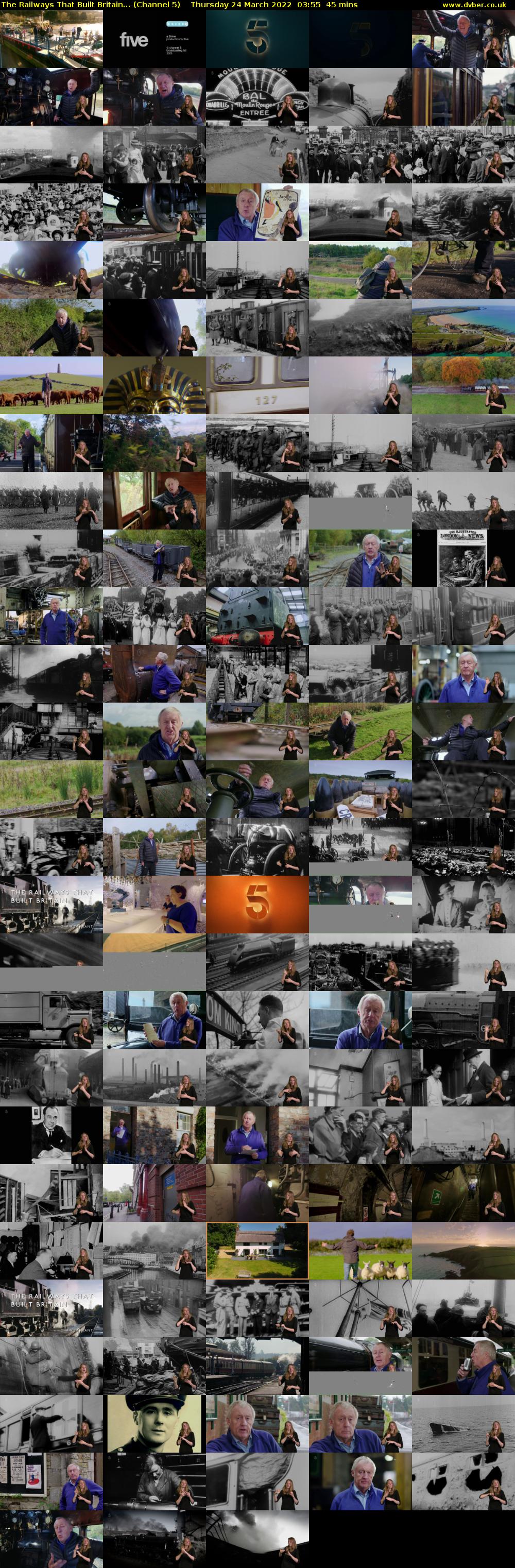 The Railways That Built Britain... (Channel 5) Thursday 24 March 2022 03:55 - 04:40