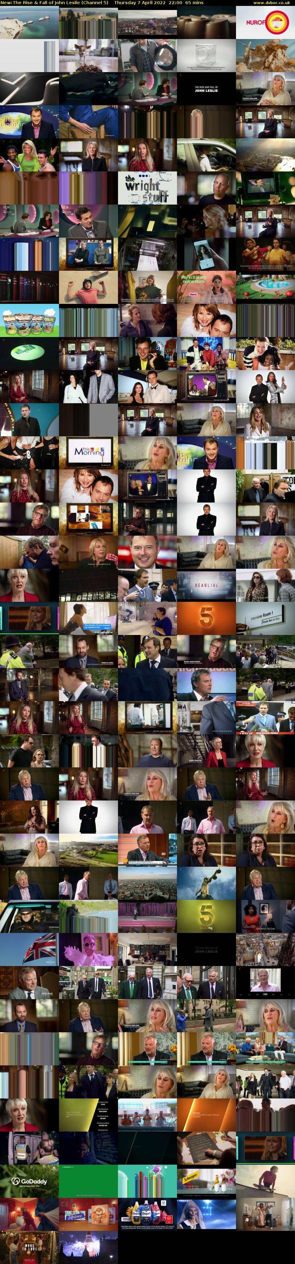 The Rise & Fall of John Leslie (Channel 5) Thursday 7 April 2022 22:00 - 23:05