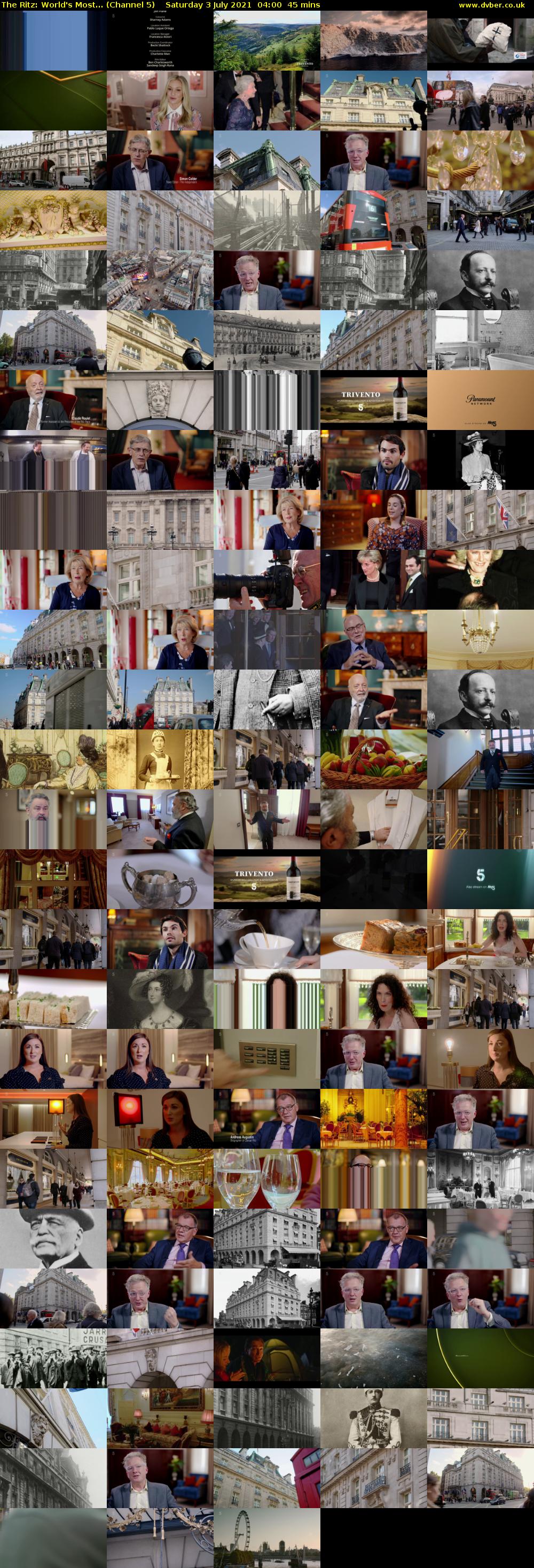 The Ritz: World's Most... (Channel 5) Saturday 3 July 2021 04:00 - 04:45