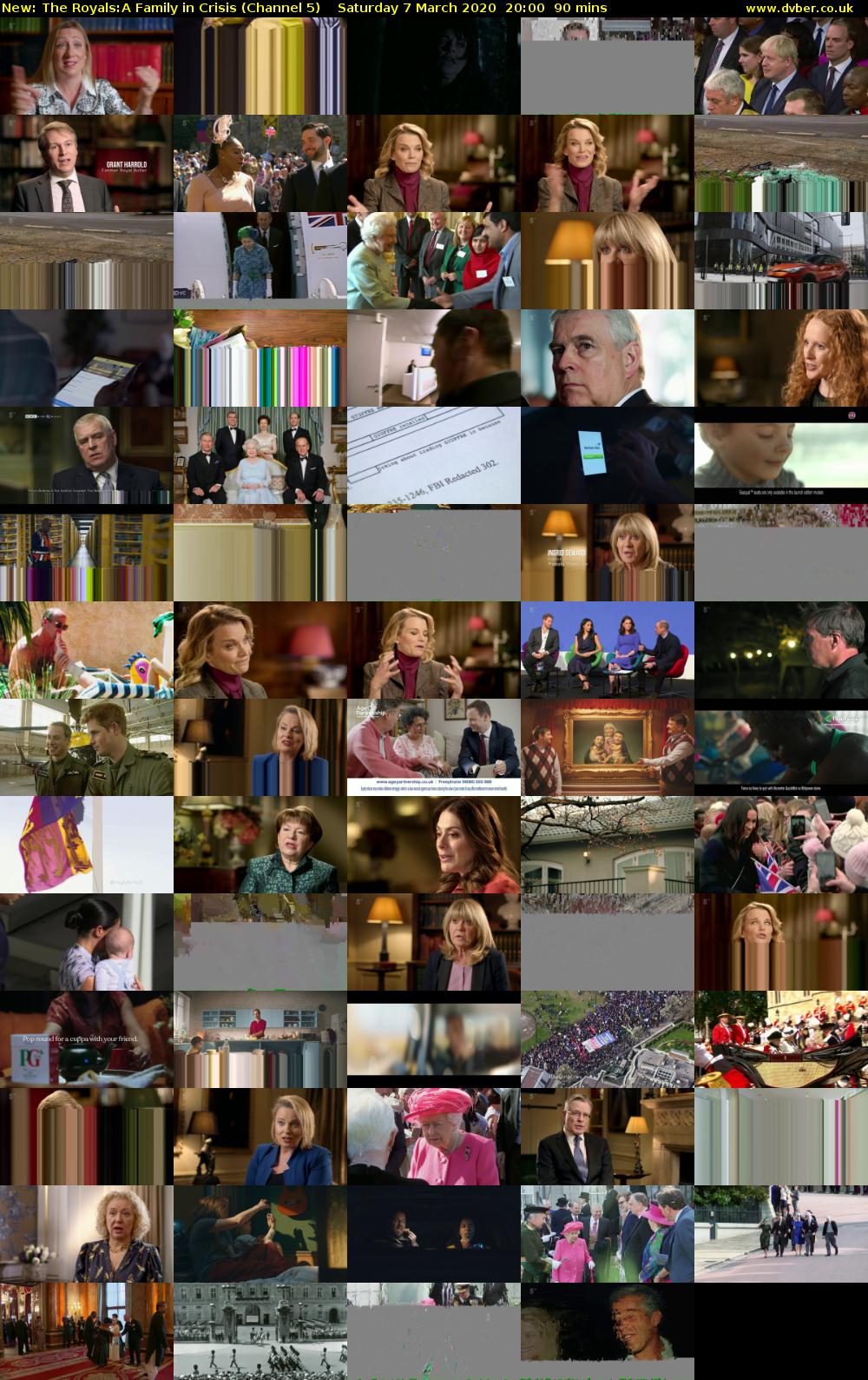 The Royals:A Family in Crisis (Channel 5) Saturday 7 March 2020 20:00 - 21:30