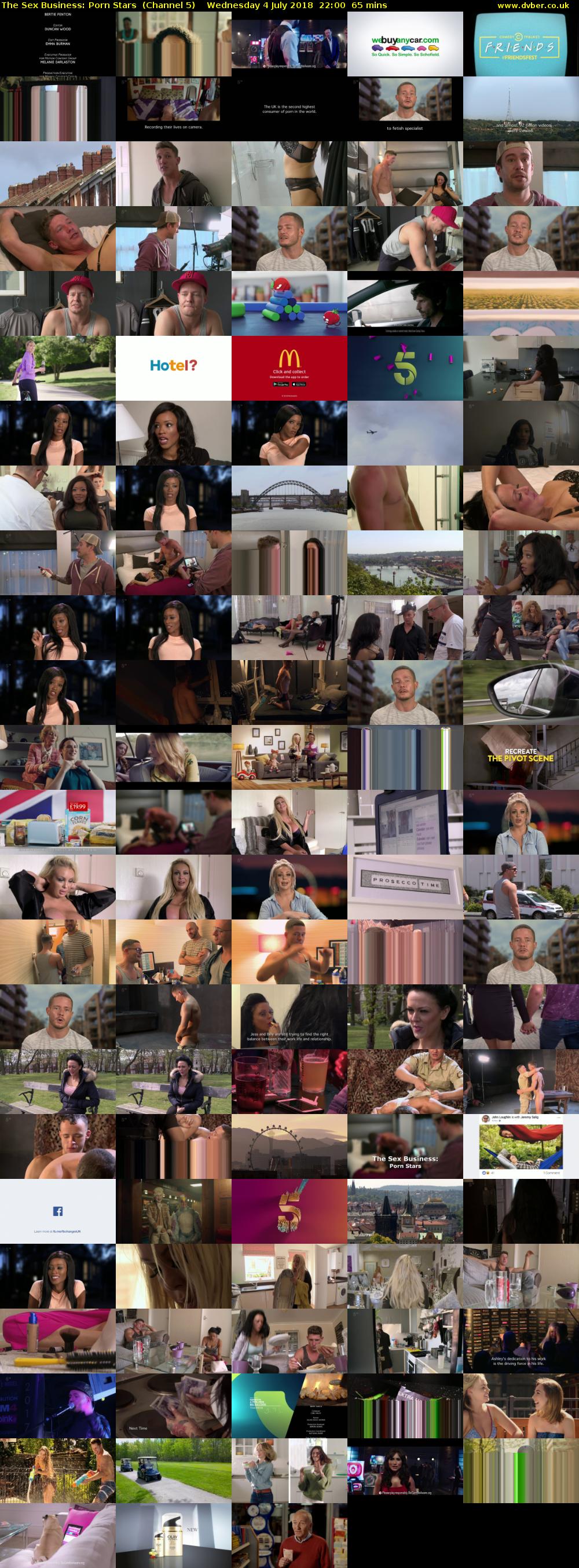 The Sex Business: Porn Stars  (Channel 5) Wednesday 4 July 2018 22:00 - 23:05