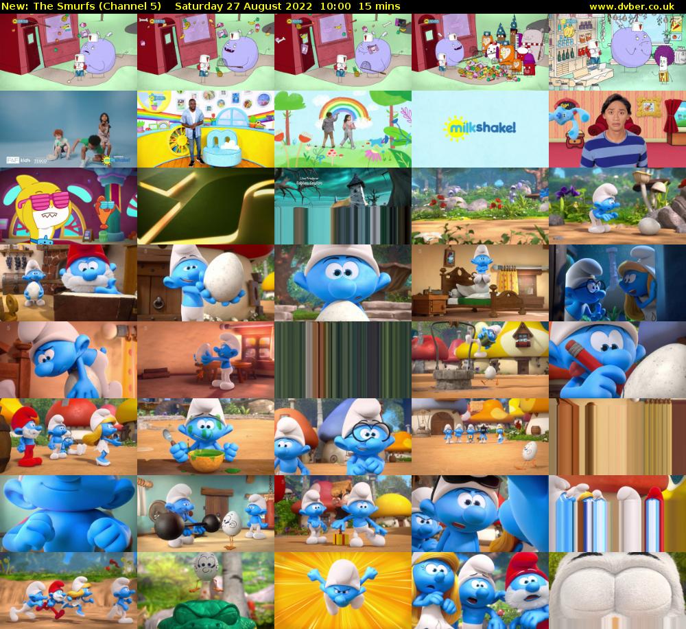 The Smurfs (Channel 5) Saturday 27 August 2022 10:00 - 10:15