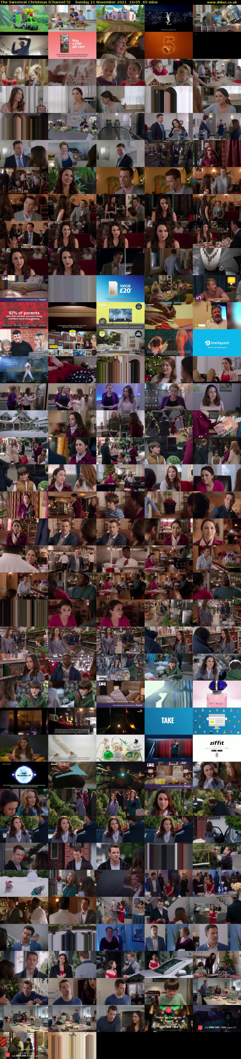 The Sweetest Christmas (Channel 5) Sunday 21 November 2021 16:05 - 17:10