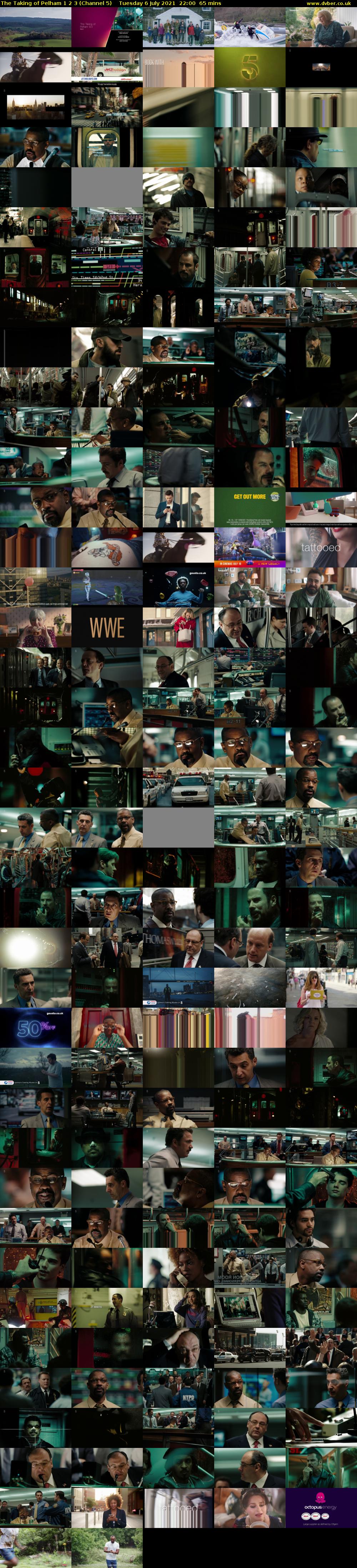 The Taking of Pelham 1 2 3 (Channel 5) Tuesday 6 July 2021 22:00 - 23:05