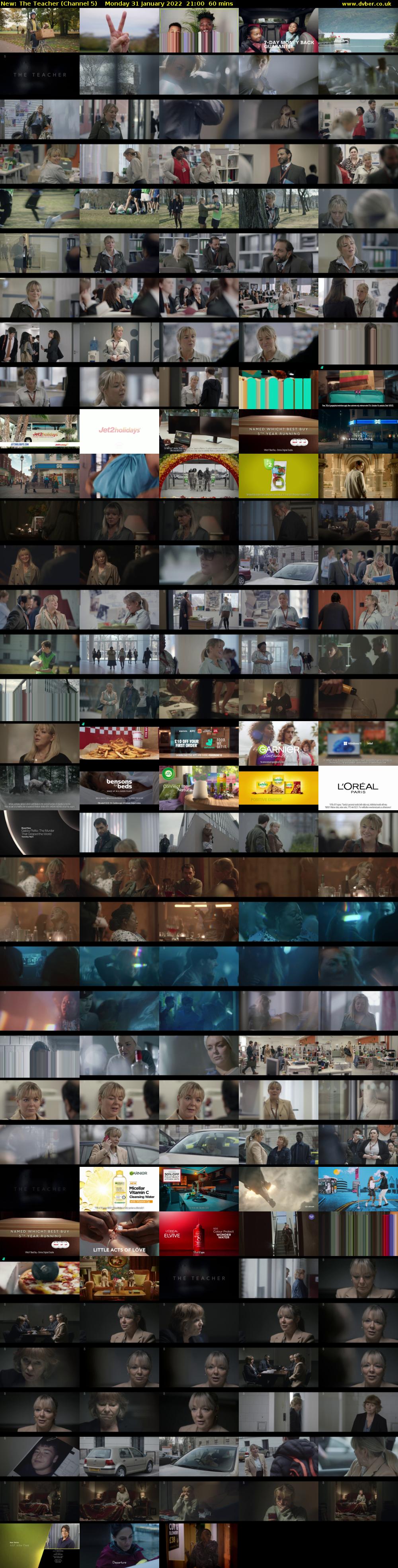 The Teacher (Channel 5) Monday 31 January 2022 21:00 - 22:00