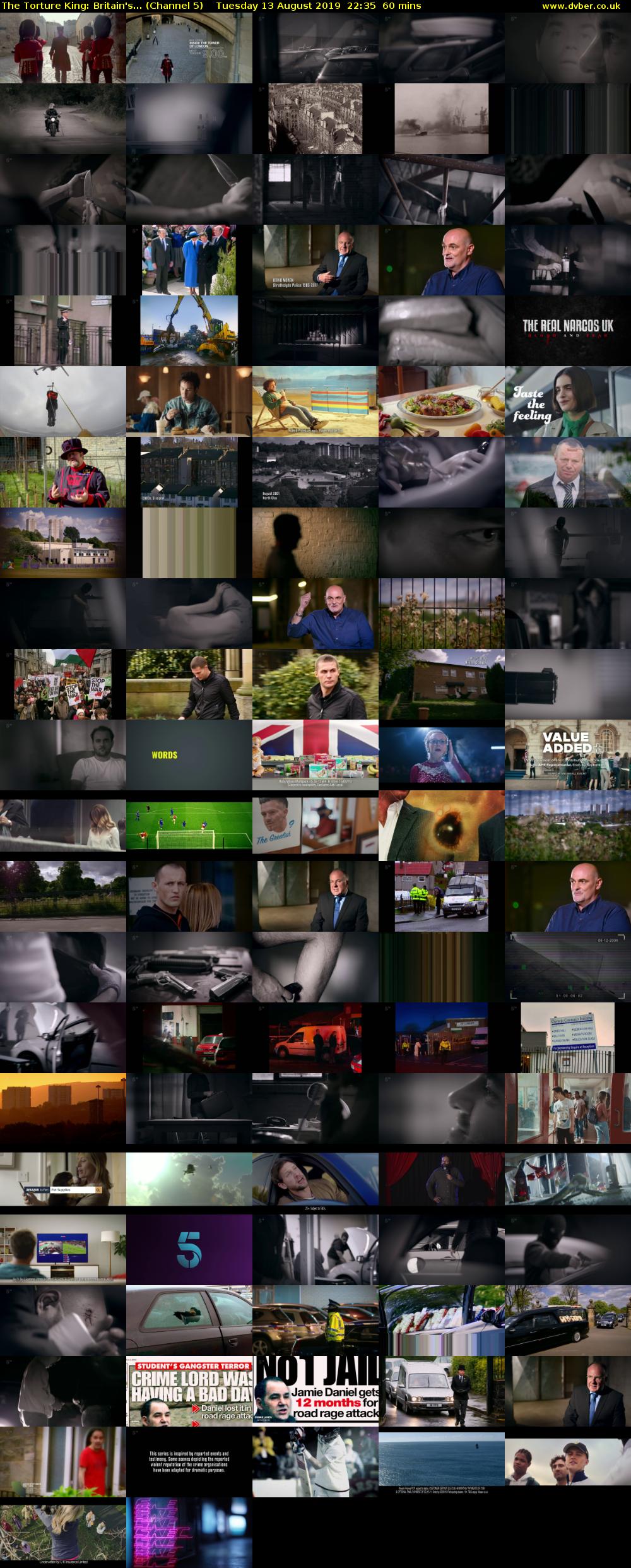 The Torture King: Britain's... (Channel 5) Tuesday 13 August 2019 22:35 - 23:35