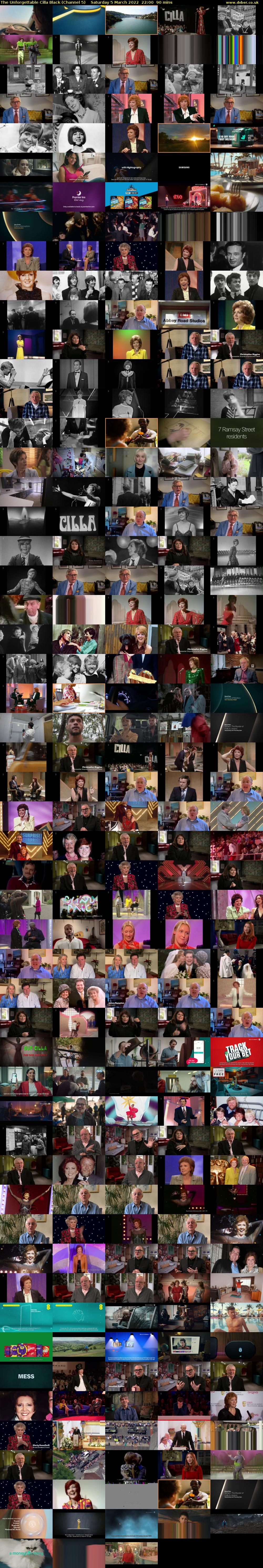 The Unforgettable Cilla Black (Channel 5) Saturday 5 March 2022 22:00 - 23:30