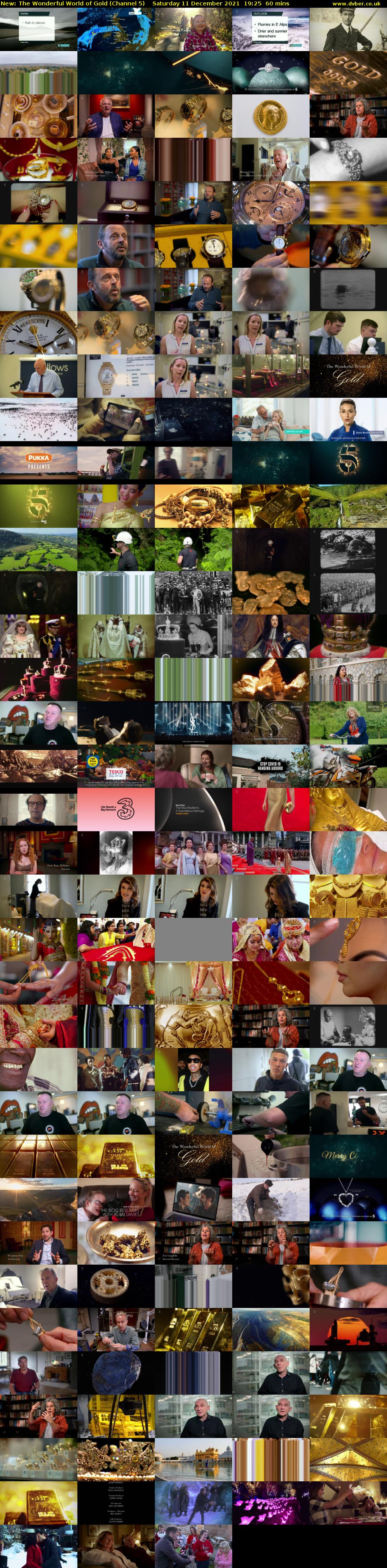 The Wonderful World of Gold (Channel 5) Saturday 11 December 2021 19:25 - 20:25