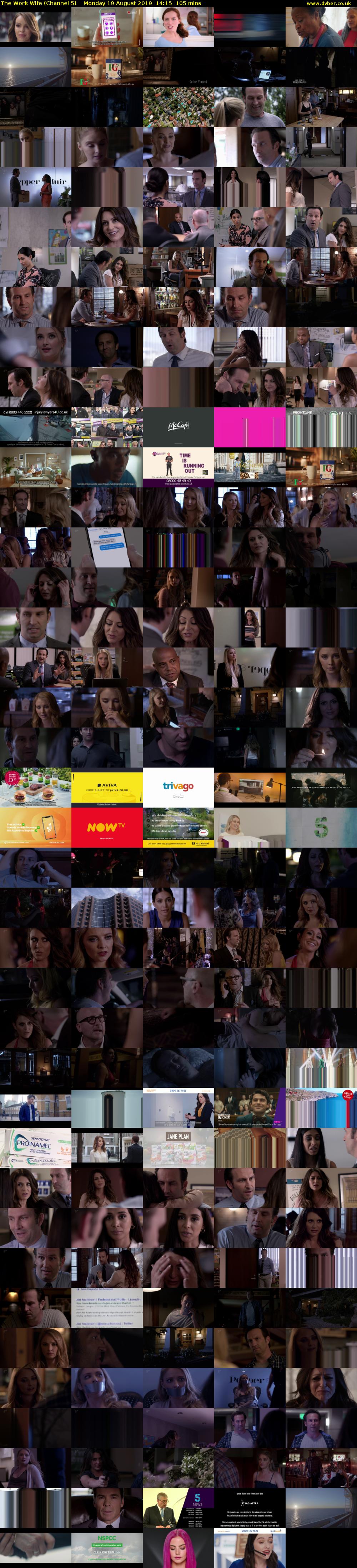 The Work Wife (Channel 5) Monday 19 August 2019 14:15 - 16:00