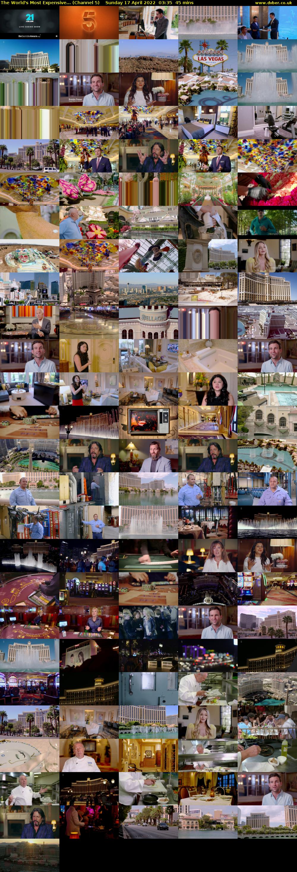 The World's Most Expensive... (Channel 5) Sunday 17 April 2022 03:35 - 04:20