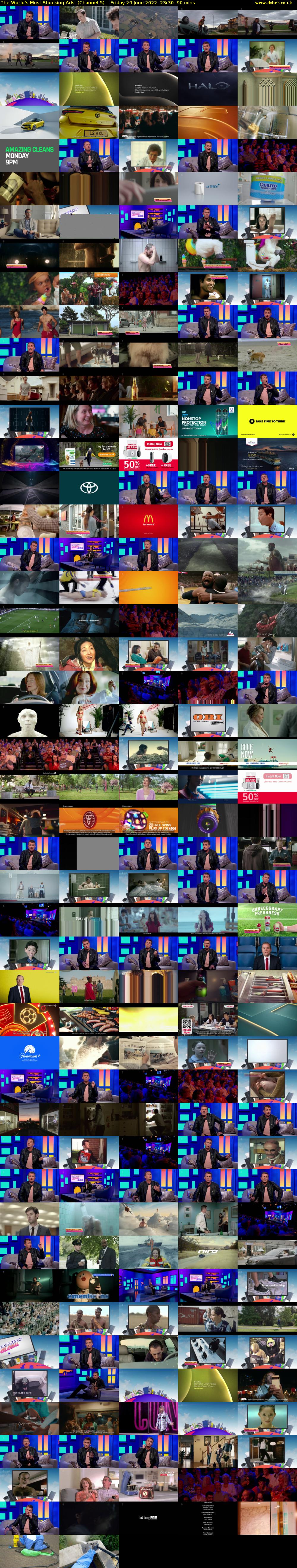 The World's Most Shocking Ads  (Channel 5) Friday 24 June 2022 23:30 - 01:00