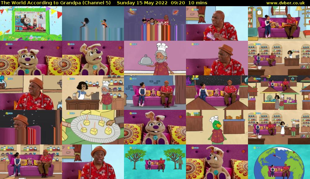 The World According to Grandpa (Channel 5) Sunday 15 May 2022 09:20 - 09:30