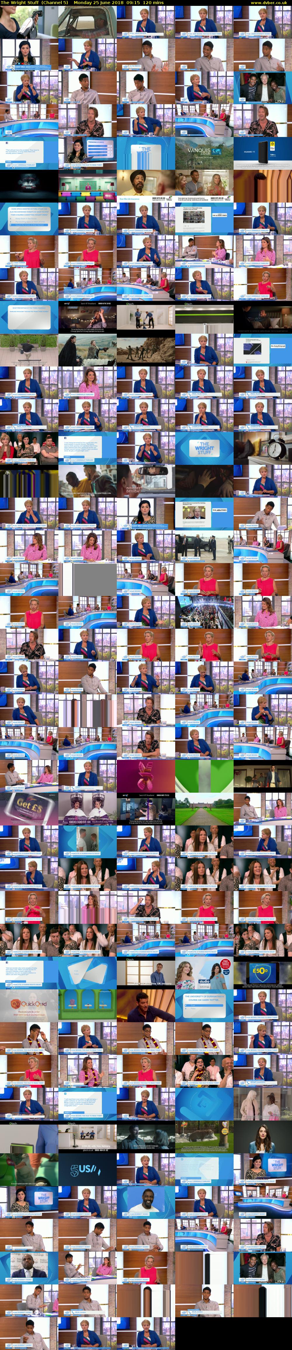 The Wright Stuff  (Channel 5) Monday 25 June 2018 09:15 - 11:15