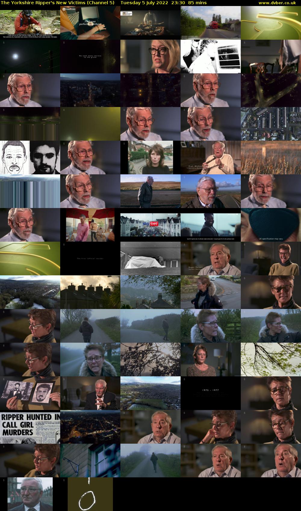 The Yorkshire Ripper's New Victims (Channel 5) Tuesday 5 July 2022 23:30 - 00:55