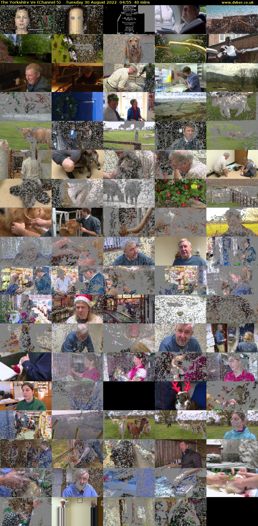 The Yorkshire Ve (Channel 5) Tuesday 30 August 2022 04:55 - 05:35