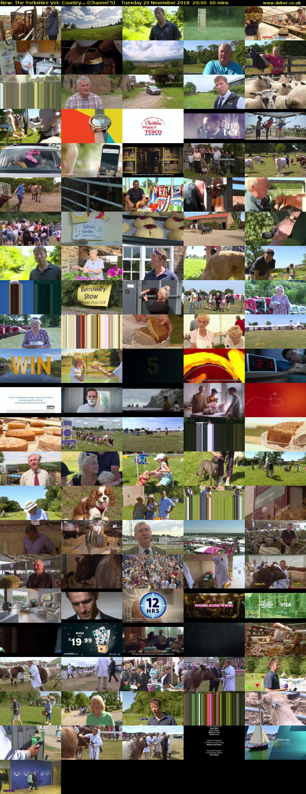 The Yorkshire Vet: Country... (Channel 5) Tuesday 20 November 2018 20:00 - 21:00