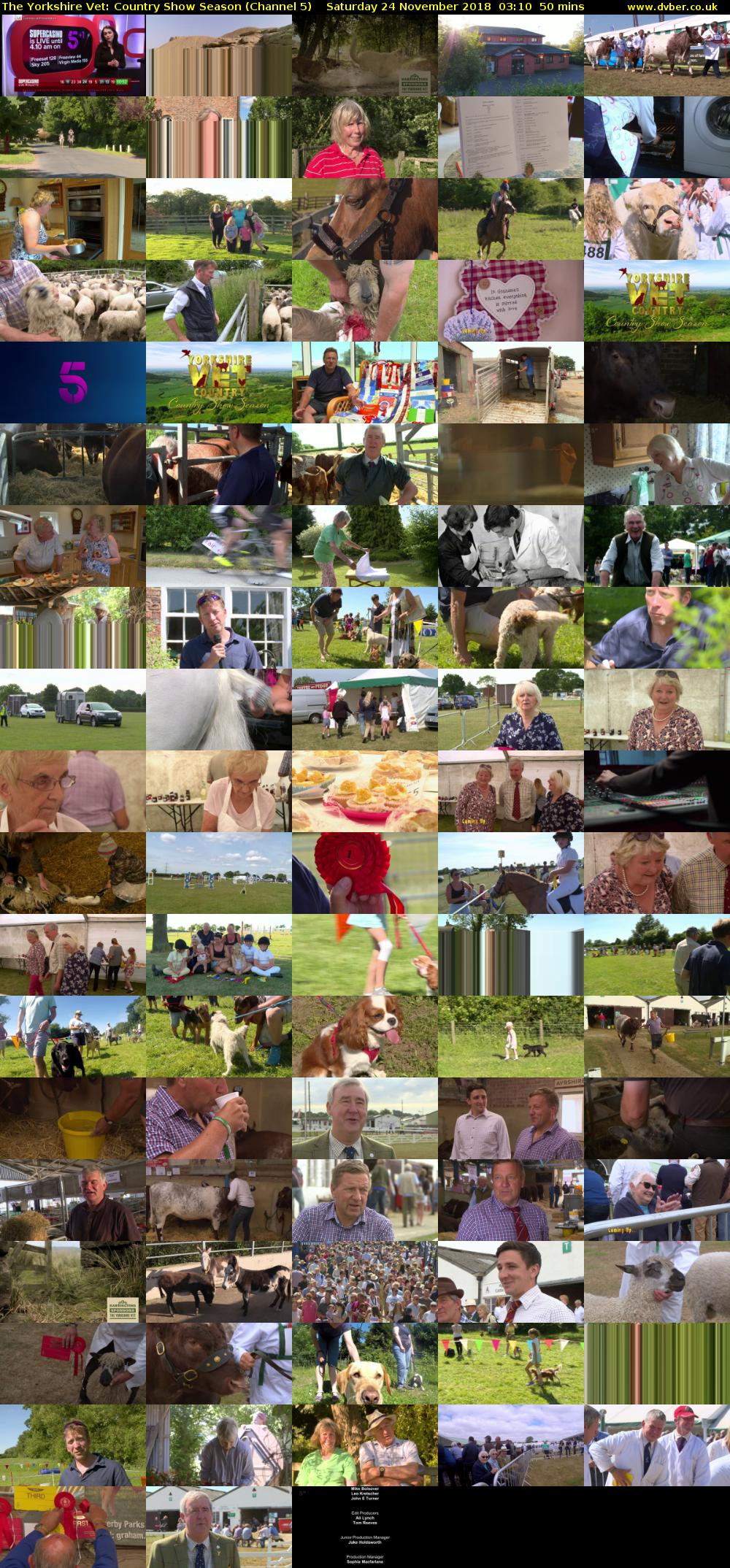 The Yorkshire Vet: Country Show Season (Channel 5) Saturday 24 November 2018 03:10 - 04:00