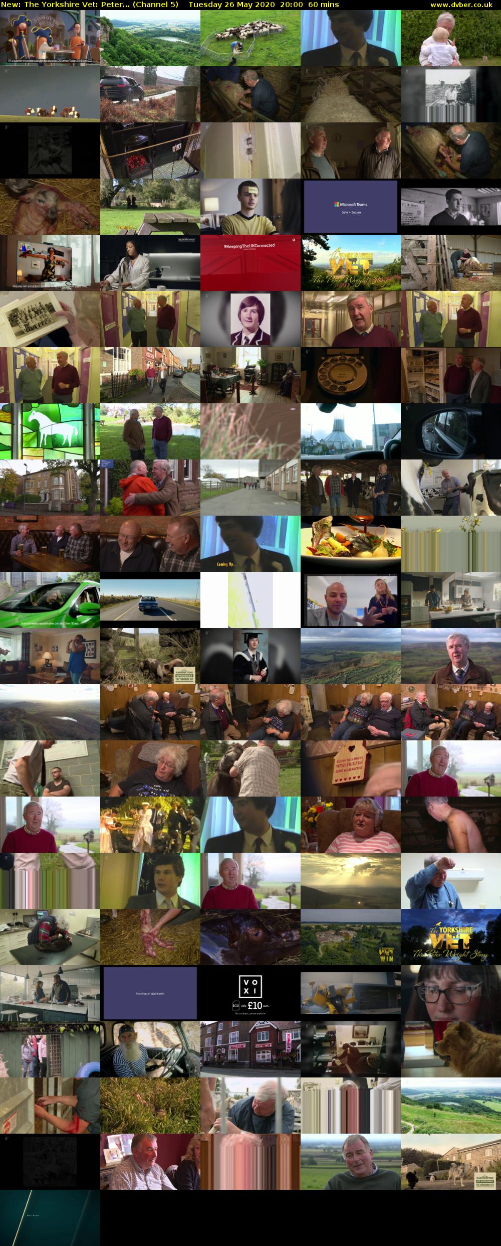 The Yorkshire Vet: Peter... (Channel 5) Tuesday 26 May 2020 20:00 - 21:00