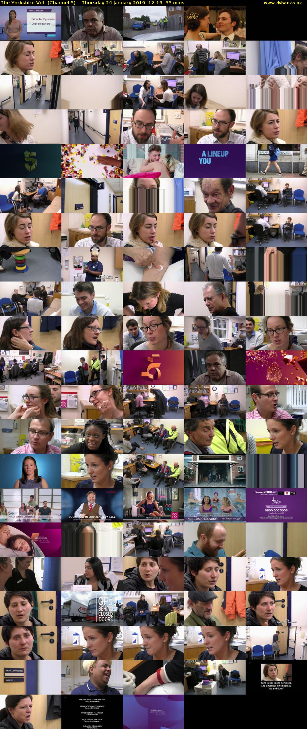 The Yorkshire Vet  (Channel 5) Thursday 24 January 2019 12:15 - 13:10