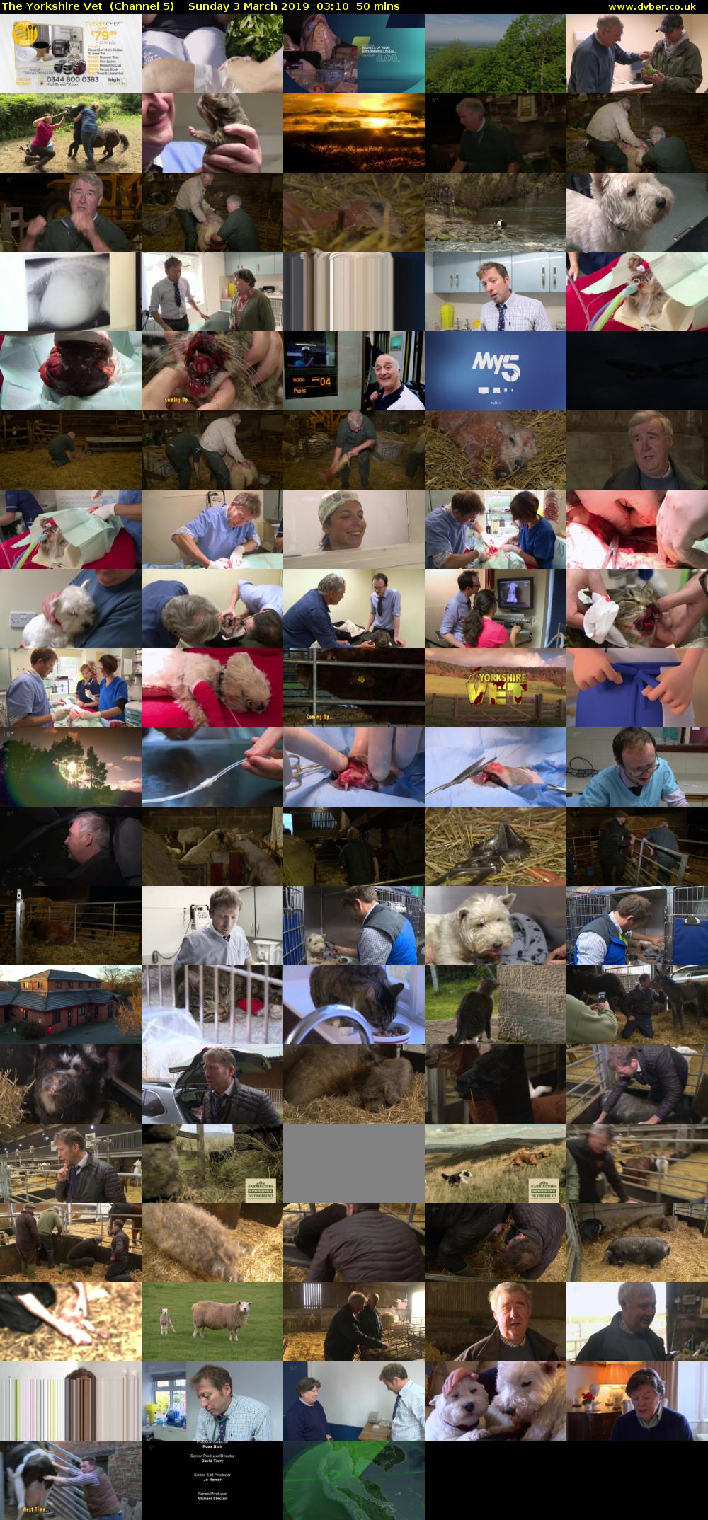 The Yorkshire Vet  (Channel 5) Sunday 3 March 2019 03:10 - 04:00