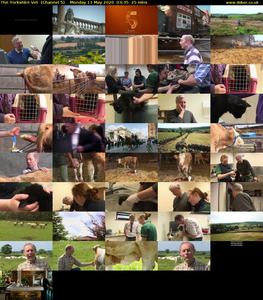 The Yorkshire Vet  (Channel 5) Monday 11 May 2020 03:35 - 04:00