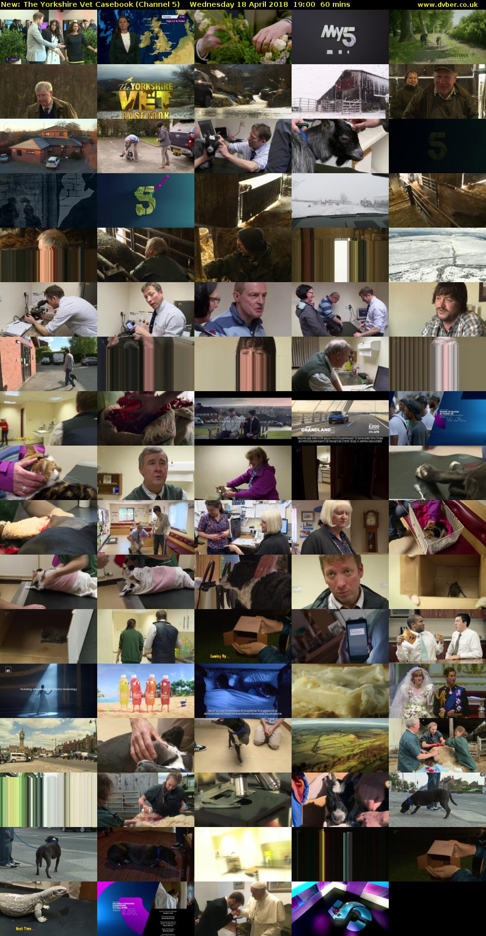 The Yorkshire Vet Casebook (Channel 5) Wednesday 18 April 2018 19:00 - 20:00