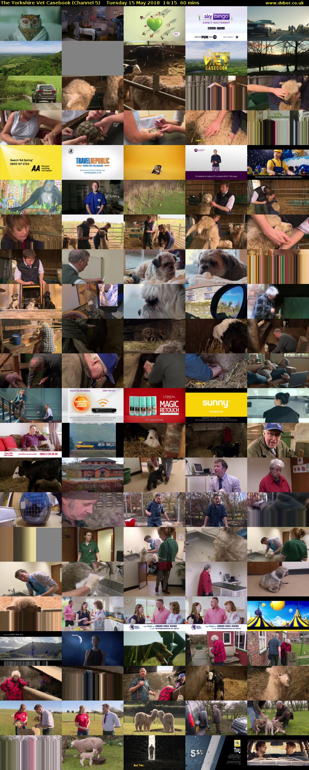 The Yorkshire Vet Casebook (Channel 5) Tuesday 15 May 2018 14:15 - 15:15