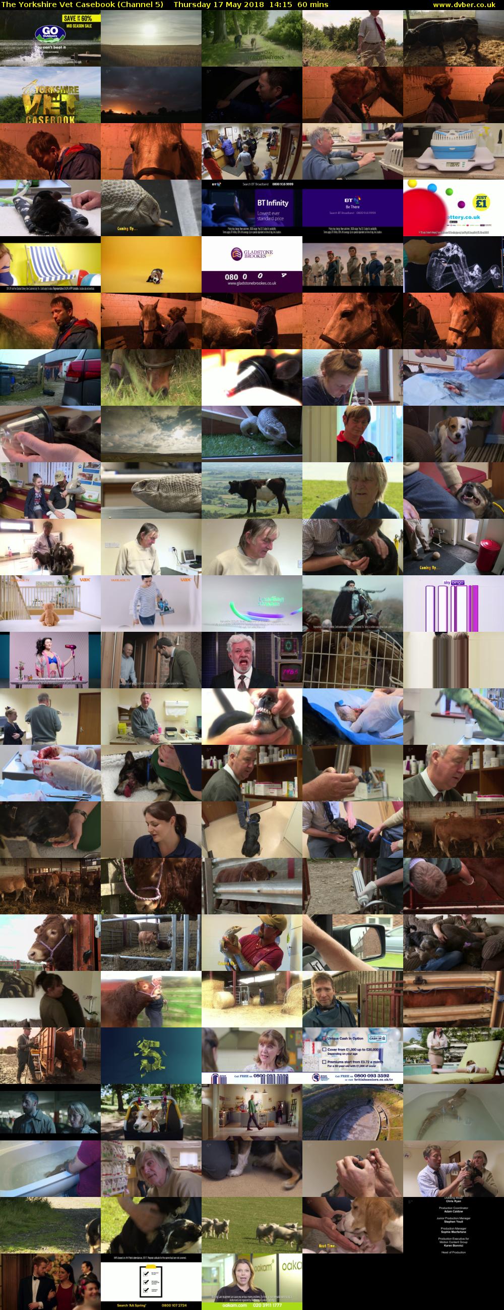 The Yorkshire Vet Casebook (Channel 5) Thursday 17 May 2018 14:15 - 15:15