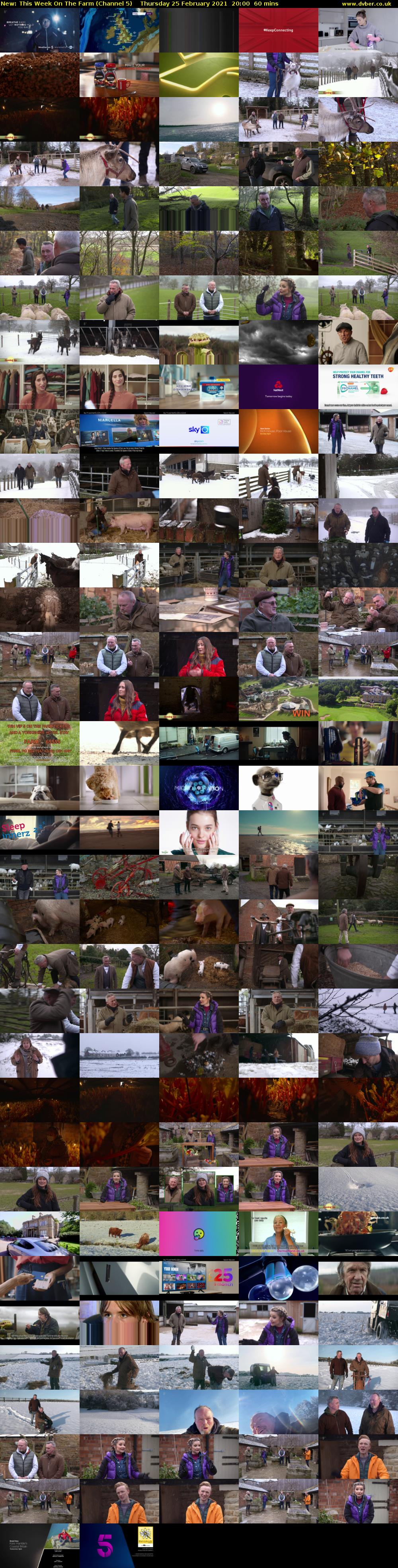 This Week On The Farm (Channel 5) Thursday 25 February 2021 20:00 - 21:00