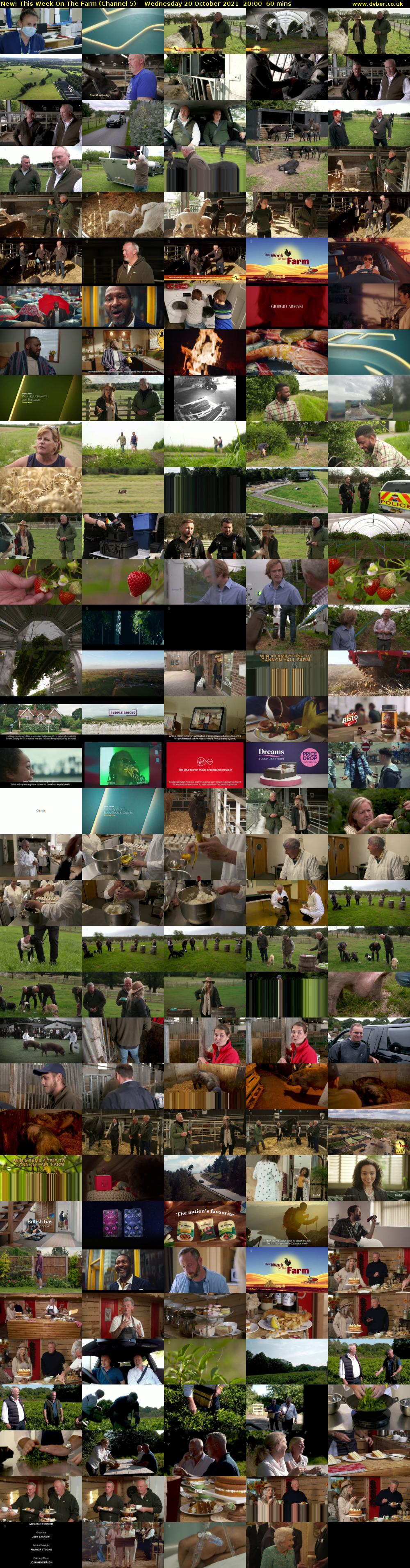 This Week On The Farm (Channel 5) Wednesday 20 October 2021 20:00 - 21:00