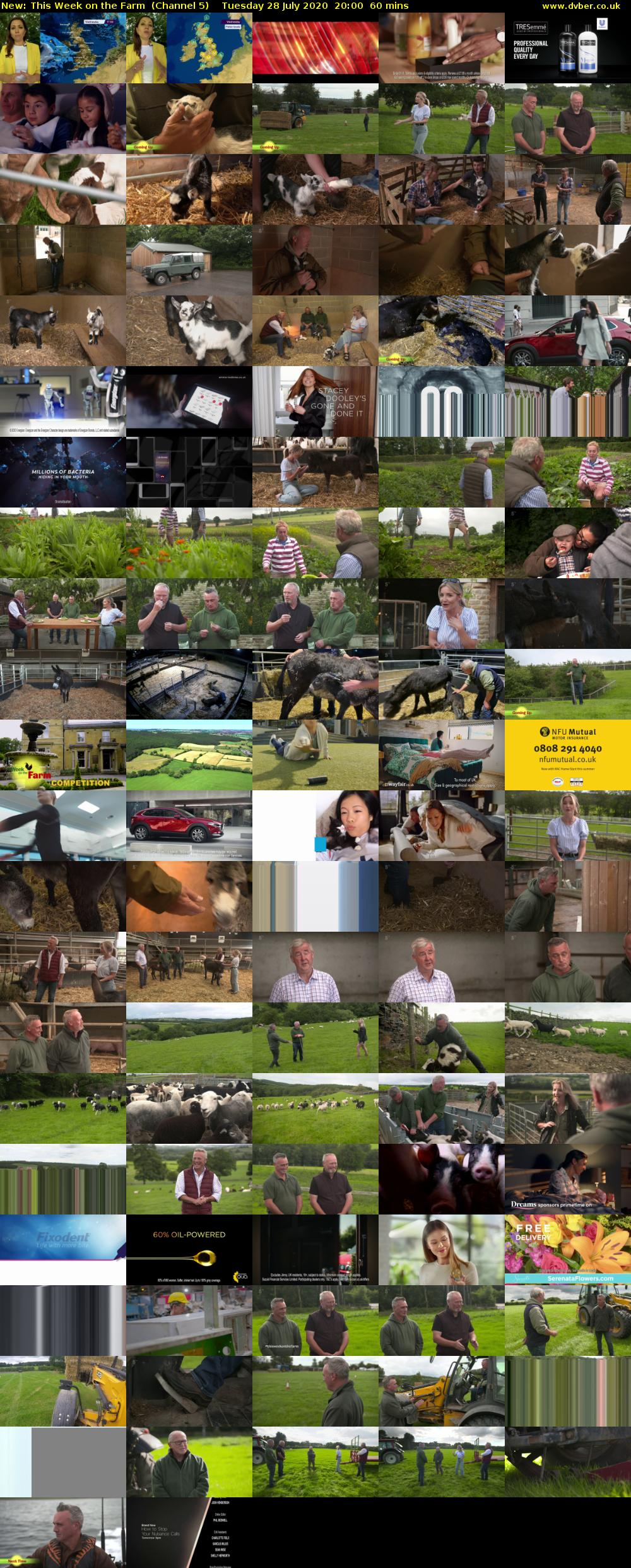 This Week on the Farm (Channel 5) Tuesday 28 July 2020 20:00 - 21:00