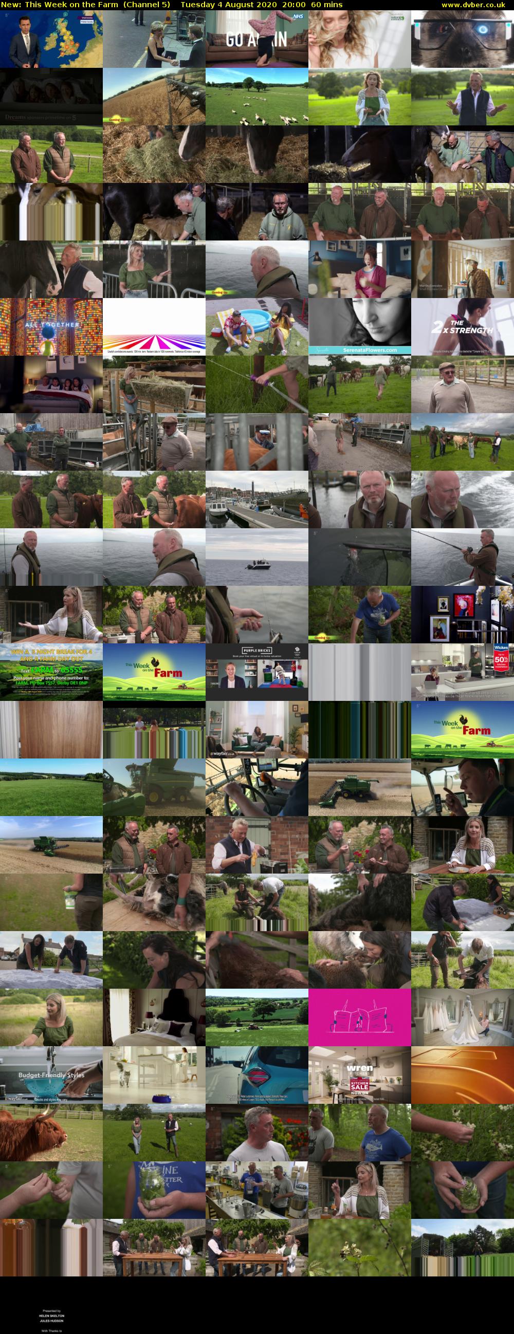 This Week on the Farm (Channel 5) Tuesday 4 August 2020 20:00 - 21:00