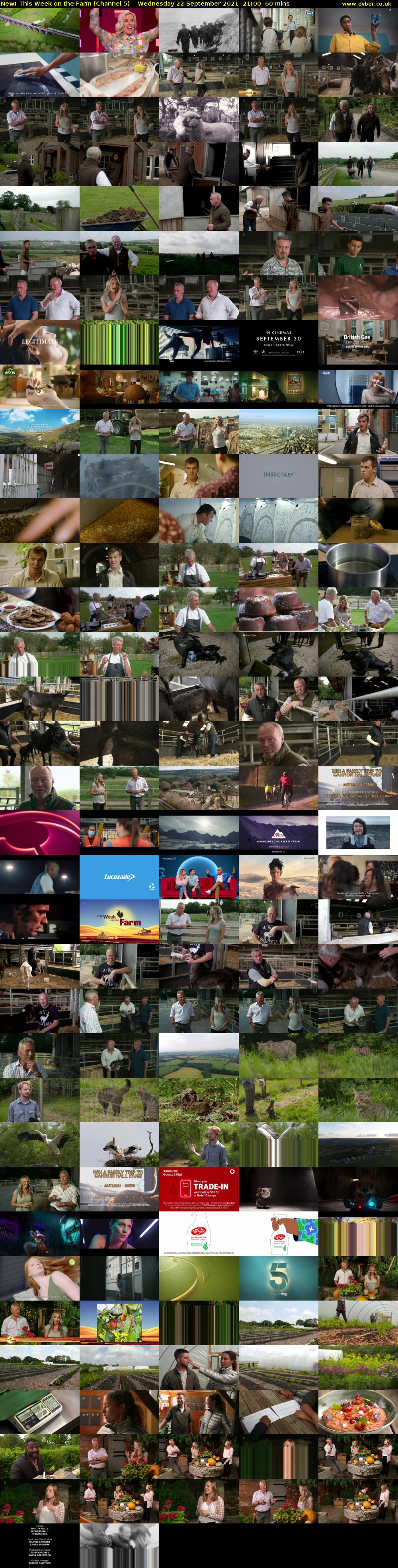 This Week on the Farm (Channel 5) Wednesday 22 September 2021 21:00 - 22:00