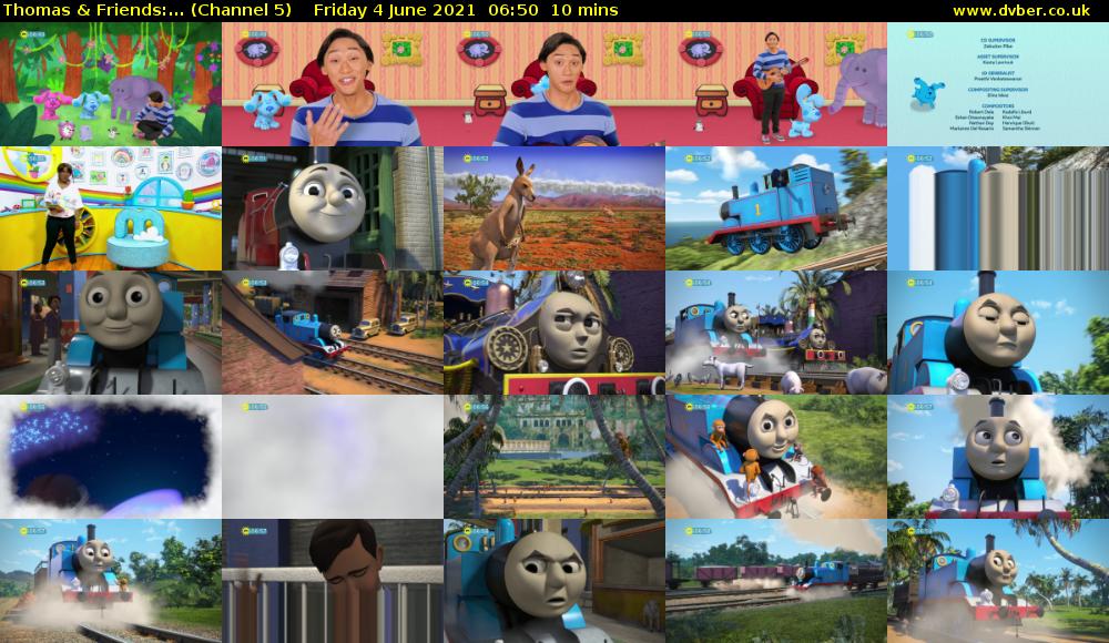 Thomas & Friends:... (Channel 5) Friday 4 June 2021 06:50 - 07:00