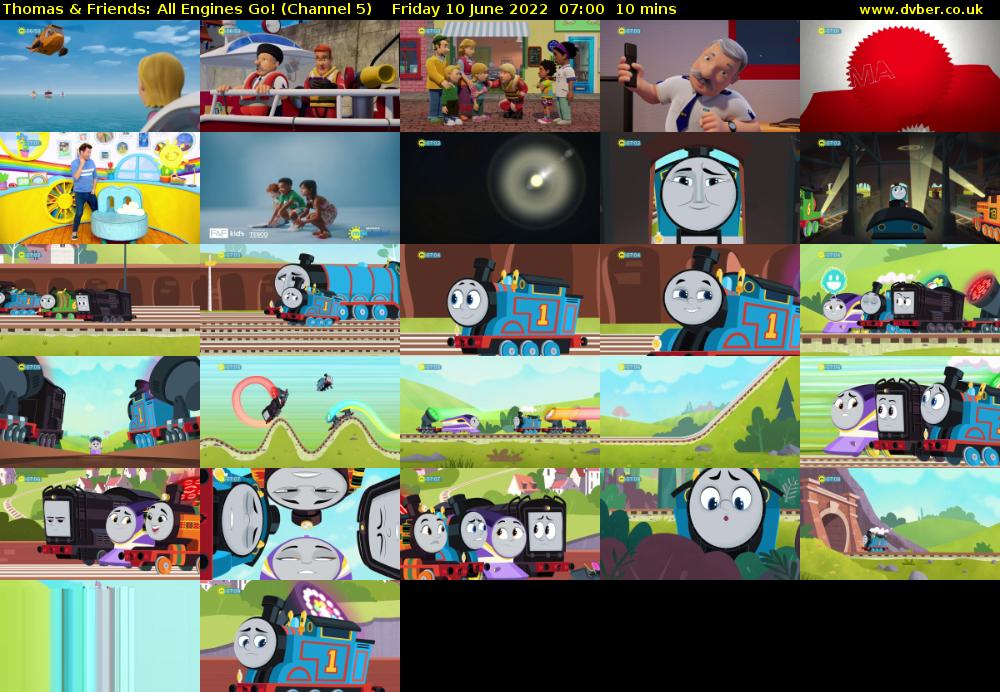 Thomas & Friends: All Engines Go! (Channel 5) Friday 10 June 2022 07:00 - 07:10