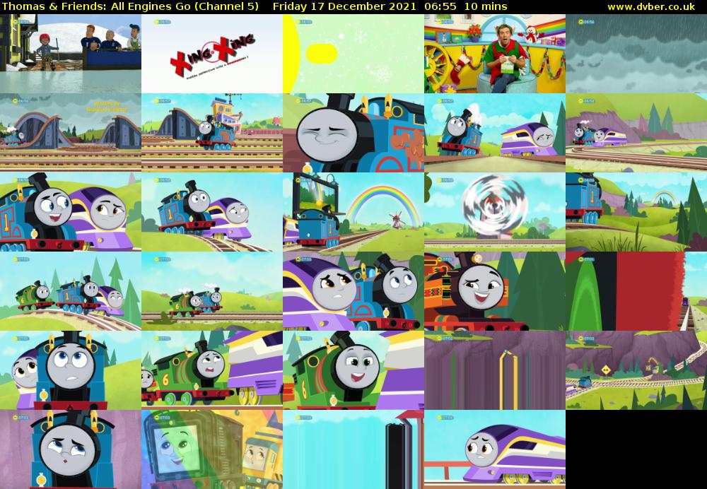 Thomas & Friends: All Engines Go (Channel 5) Friday 17 December 2021 06:55 - 07:05