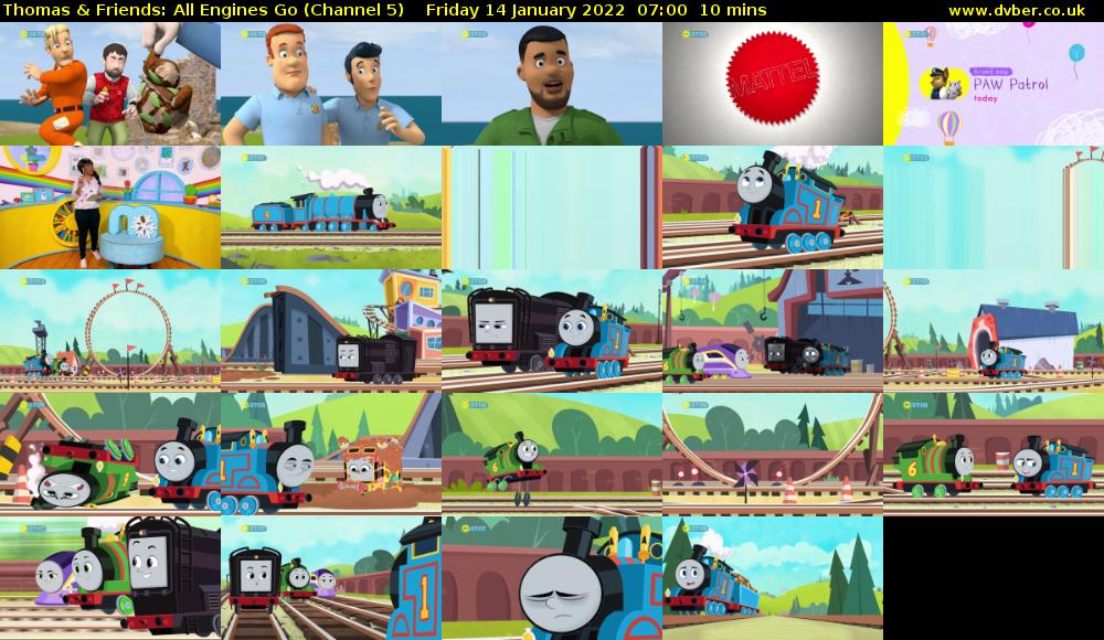 Thomas & Friends: All Engines Go (Channel 5) Friday 14 January 2022 07:00 - 07:10