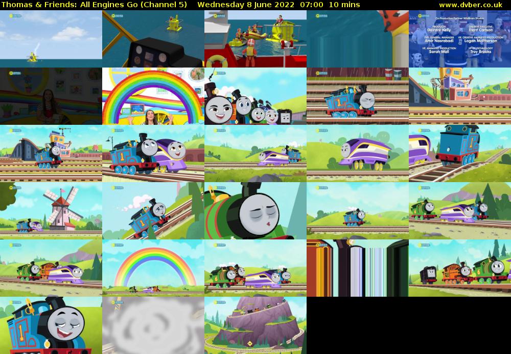 Thomas & Friends: All Engines Go (Channel 5) Wednesday 8 June 2022 07:00 - 07:10