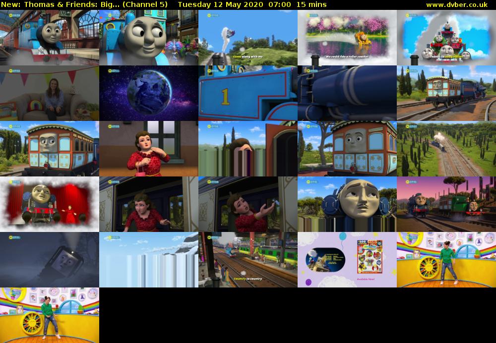Thomas & Friends: Big... (Channel 5) Tuesday 12 May 2020 07:00 - 07:15