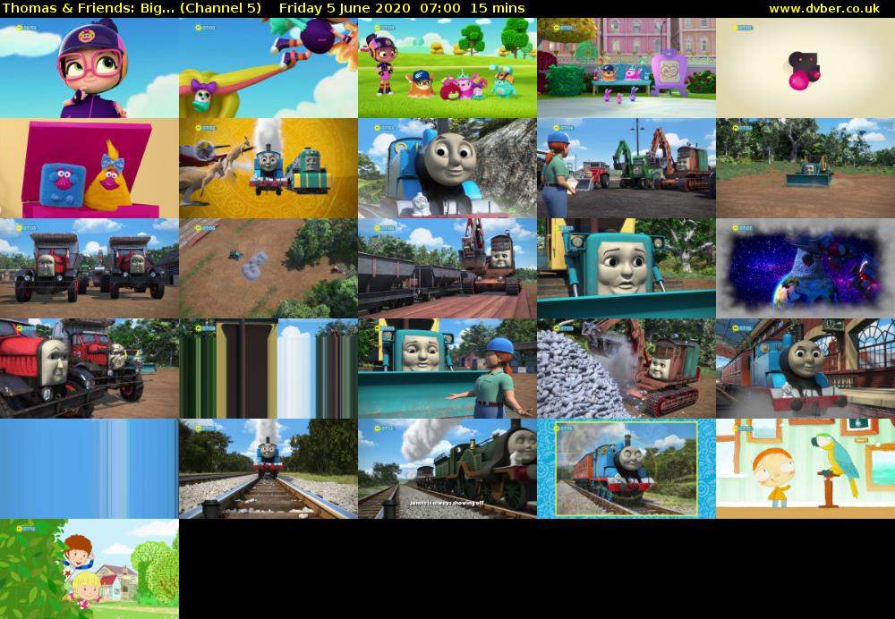 Thomas & Friends: Big... (Channel 5) Friday 5 June 2020 07:00 - 07:15