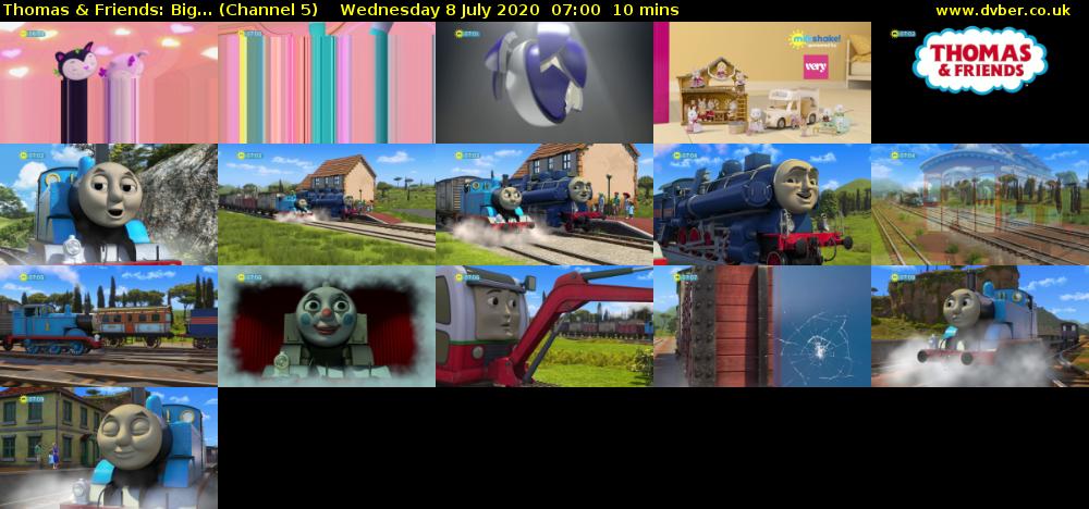 Thomas & Friends: Big... (Channel 5) Wednesday 8 July 2020 07:00 - 07:10