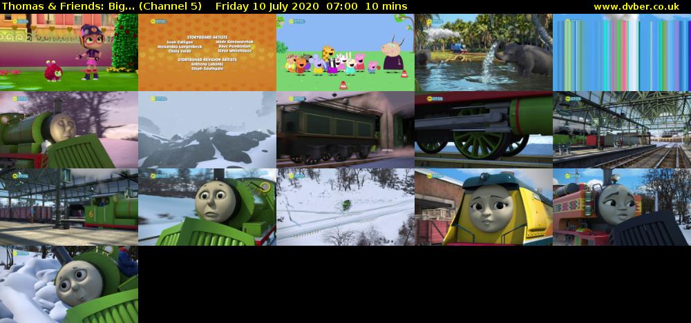 Thomas & Friends: Big... (Channel 5) Friday 10 July 2020 07:00 - 07:10