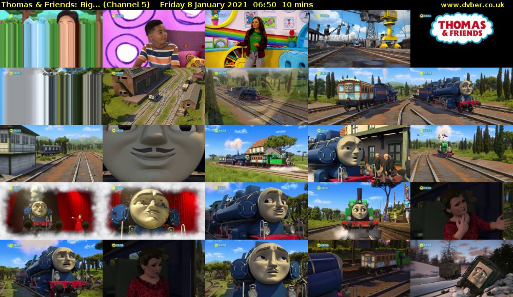 Thomas & Friends: Big... (Channel 5) Friday 8 January 2021 06:50 - 07:00