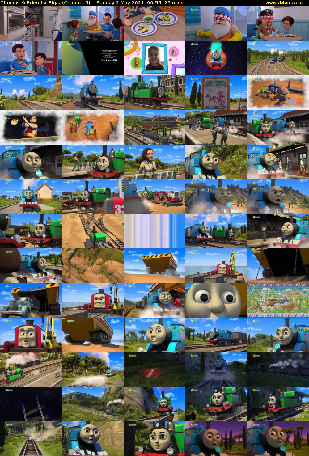 Thomas & Friends: Big... (Channel 5) Sunday 2 May 2021 06:55 - 07:20