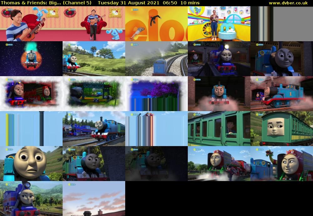Thomas & Friends: Big... (Channel 5) Tuesday 31 August 2021 06:50 - 07:00