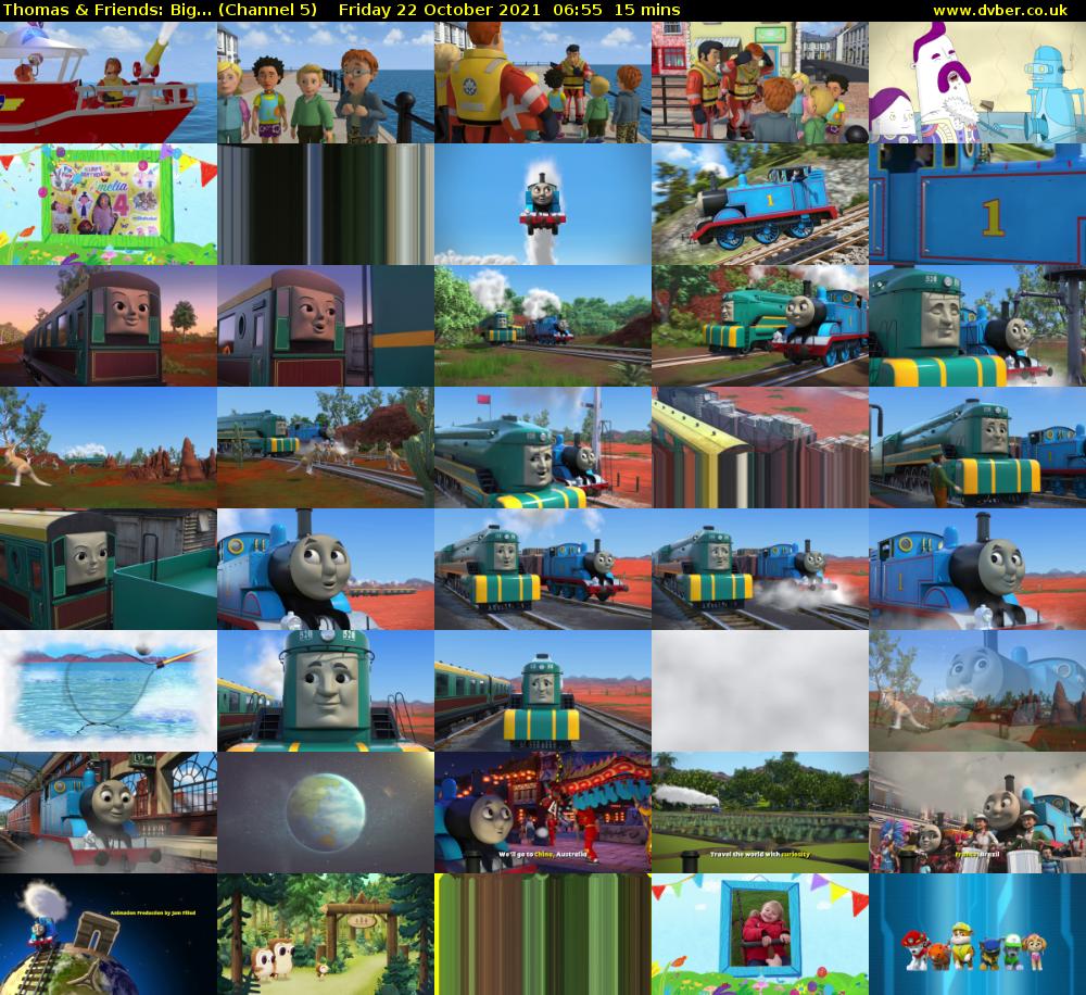 Thomas & Friends: Big... (Channel 5) Friday 22 October 2021 06:55 - 07:10