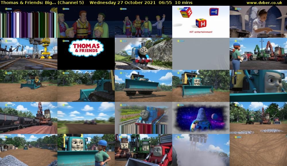 Thomas & Friends: Big... (Channel 5) Wednesday 27 October 2021 06:55 - 07:05