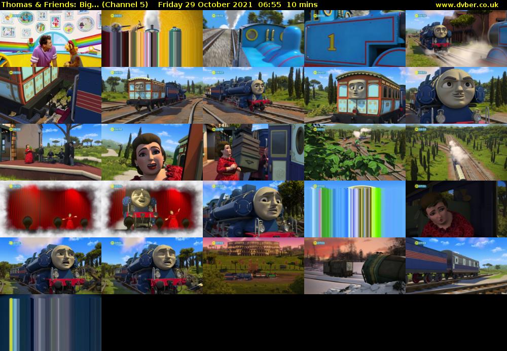Thomas & Friends: Big... (Channel 5) Friday 29 October 2021 06:55 - 07:05